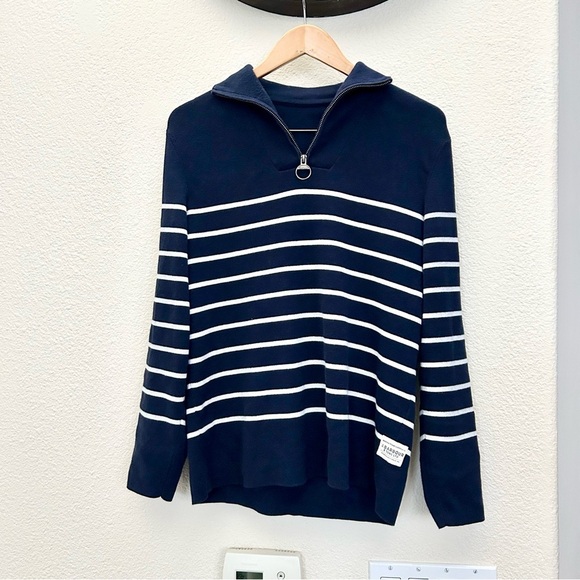 J. Barbour & Son Other - $160 J. Barbour&son Harbour Navy Blue 1/4 Zip
Cotton Sweater Mens Size M